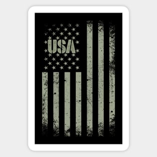 Distressed USA Flag Sticker